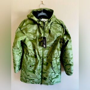 NWT Gerry Camo Jacket Women’s Size S Special Edition Hooded Faux Fur Lining Warm